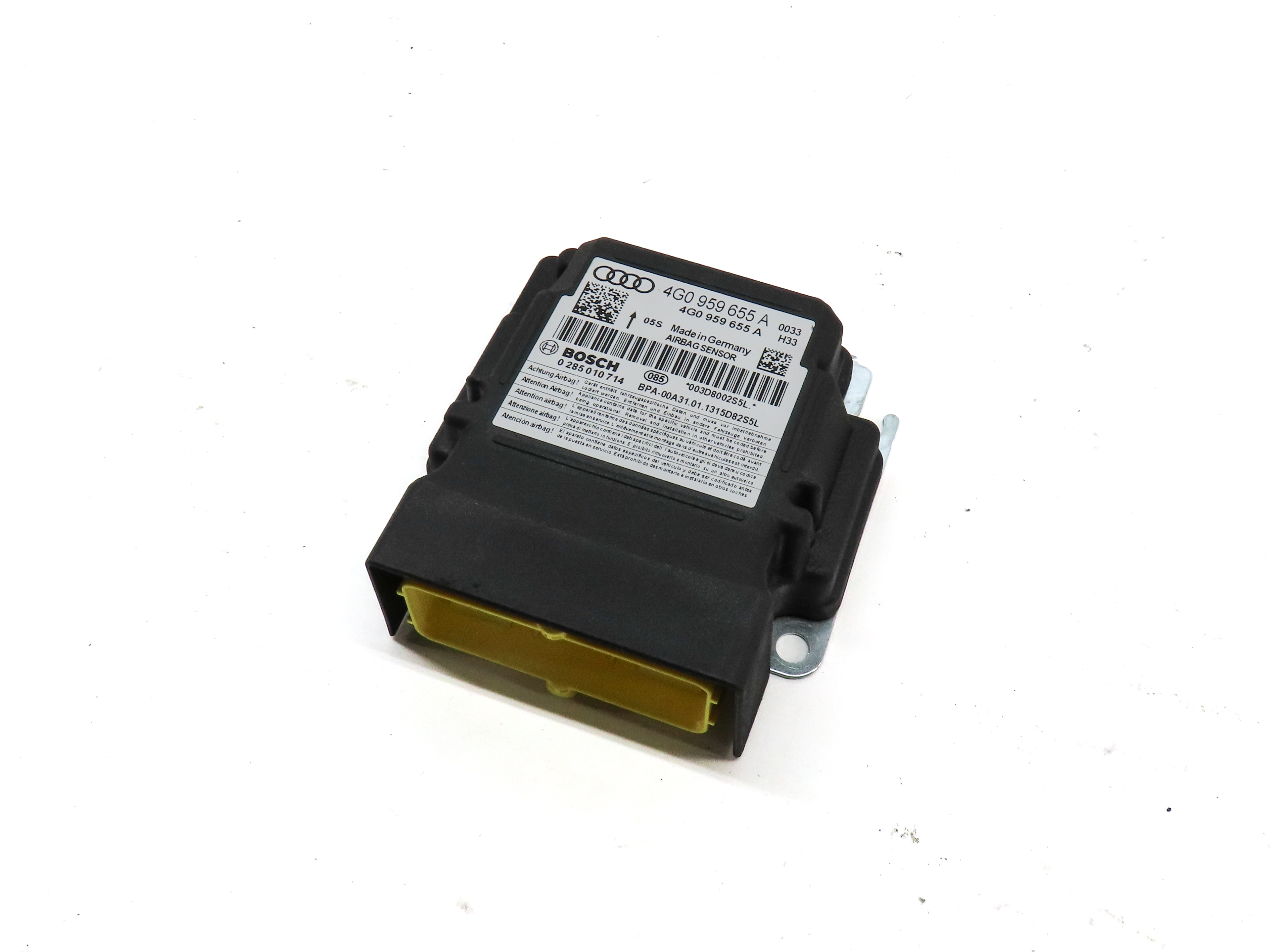 2012-2015 AUDI A6 A7 S6 S7 RS7 (C7) SRS BAG CONTROL MODULE — exact item pictured